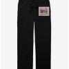 Guys * | Best Sale Jim Henson'S Fraggle Rock Dancing Fraggles Pajama Pants Black