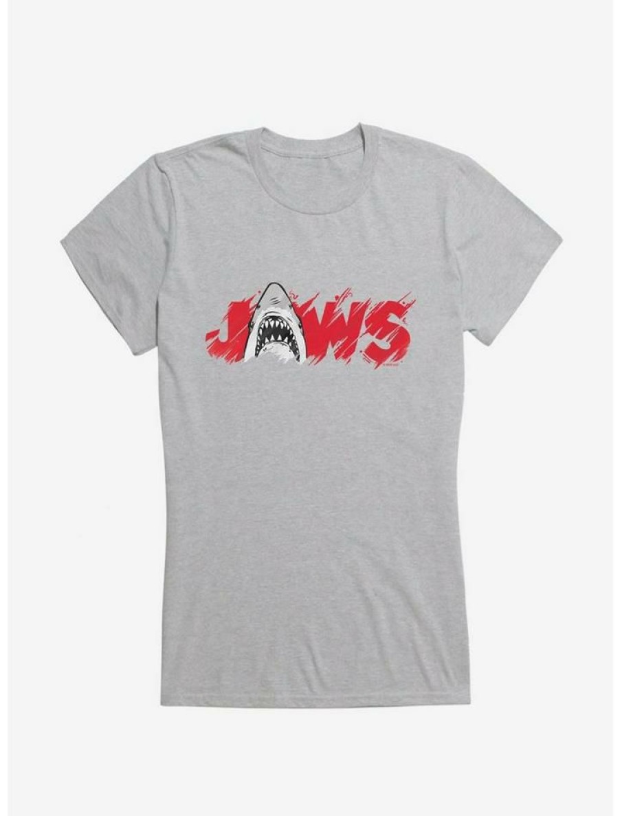 Tees * | Promo Jaws Classic Thrash Icon Script Girls T-Shirt