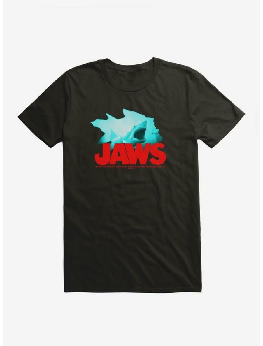 Guys * | Best Pirce Jaws Swim And Eat Quote T-Shirt