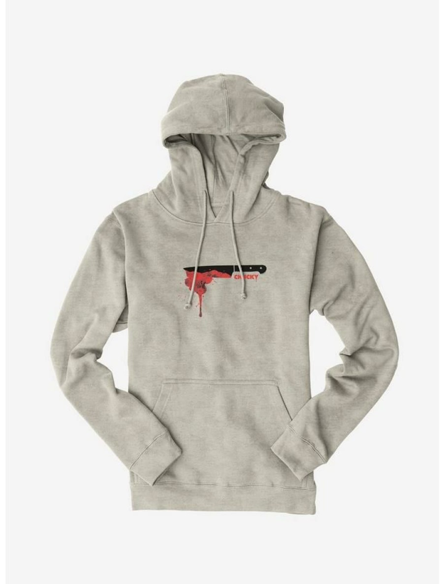 Guys * | Best Sale Chucky Red Rose Knife Hoodie