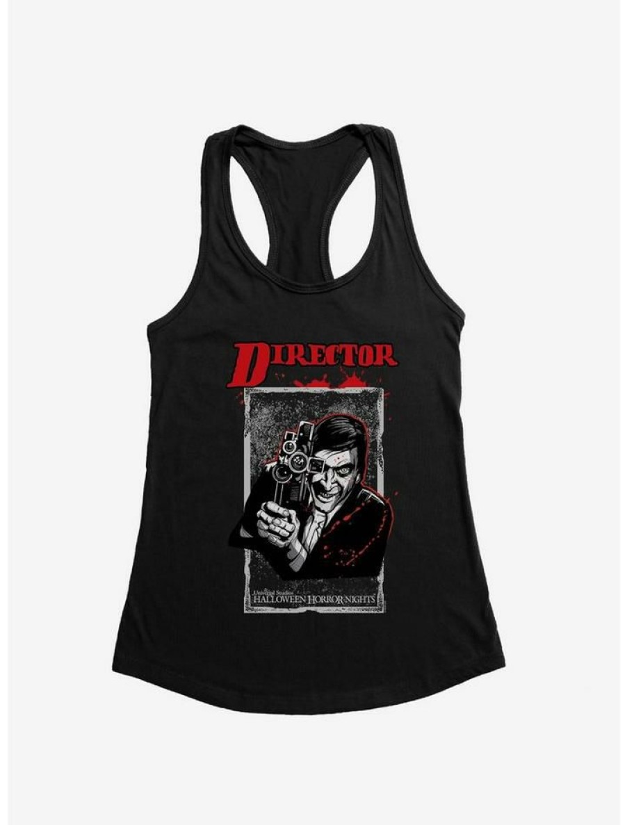 Girls * | Promo Halloween Horror Nights Director Girls Tank Black