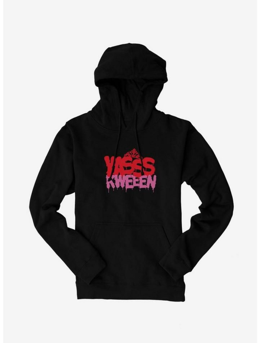 Guys * | Brand New Carrie 1976 Yasss Kweeen Hoodie Black