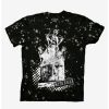 Tees * | Outlet Beetlejuice Tombstone Paint Splatter Boyfriend Fit Girls T-Shirt Multi