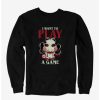 Guys * | Best Reviews Of Saw I Want To Play A Game Sweatshirt Black