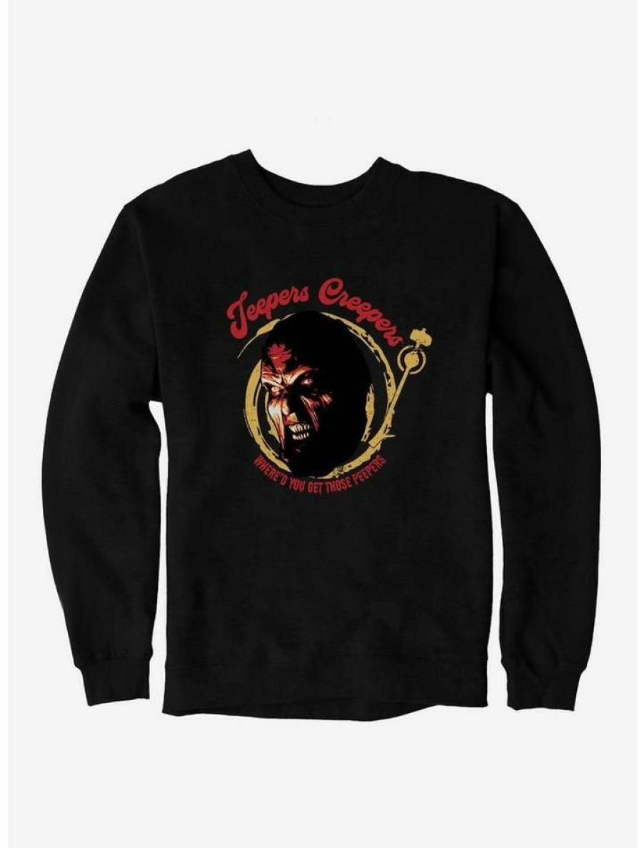 Guys * | Wholesale Jeepers Creepers Peepers Sweatshirt Black