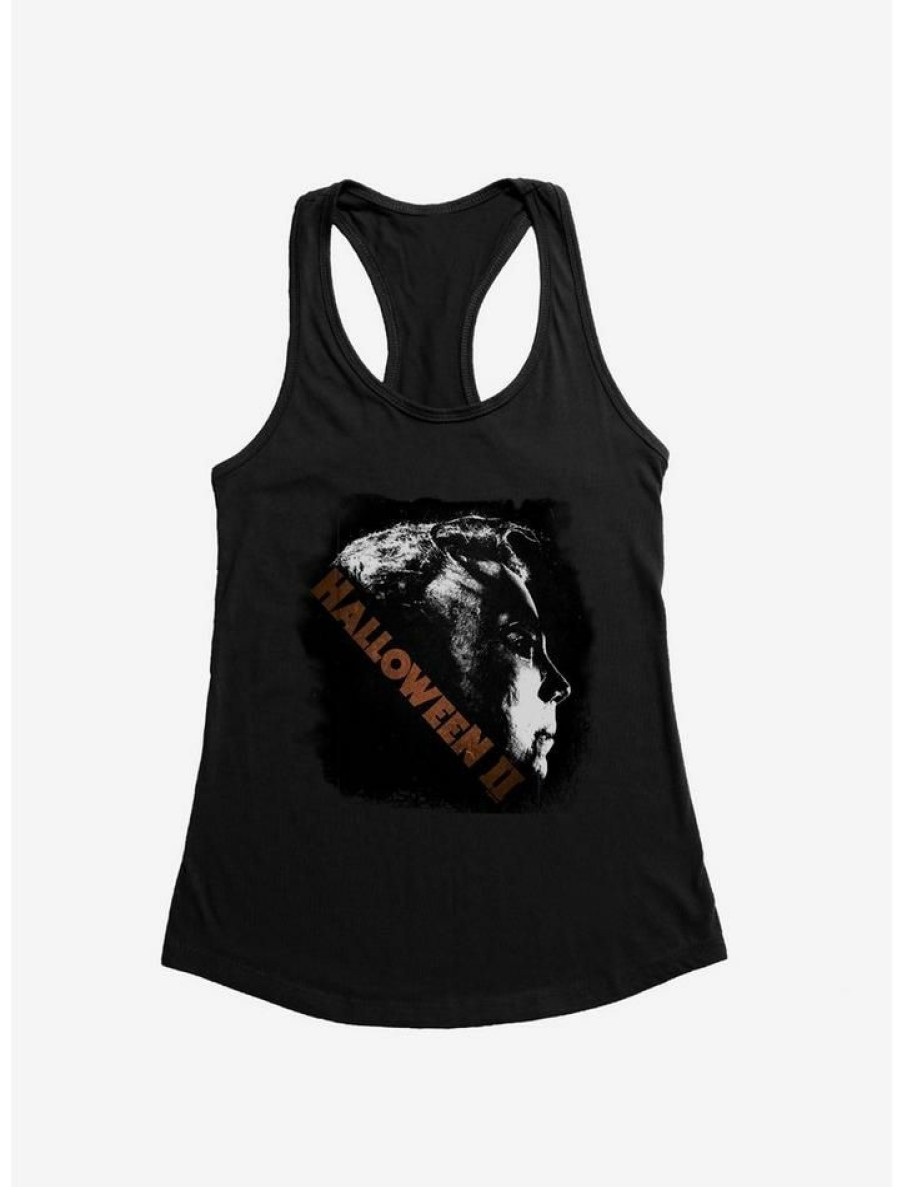 Girls * | Flash Sale Halloween Ii Michael Myers Vignette Girls Tank Black