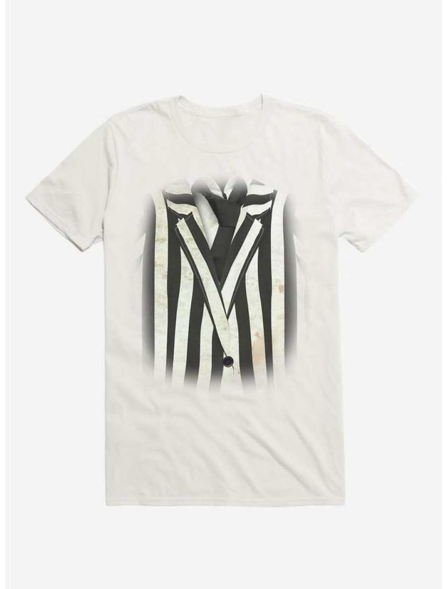 Guys * | Outlet Beetlejuice Suit Cosplay T-Shirt