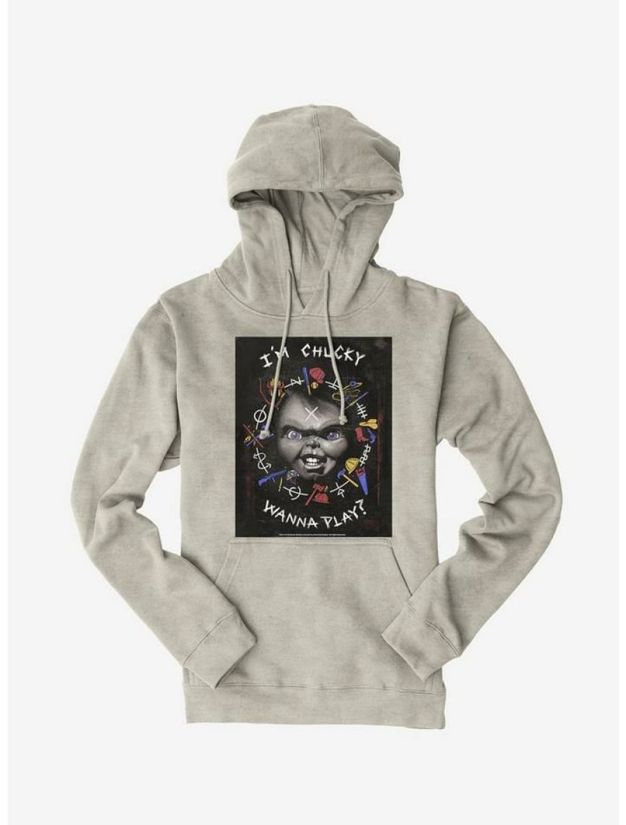 Guys * | Brand New Chucky Wanna Play Hoodie