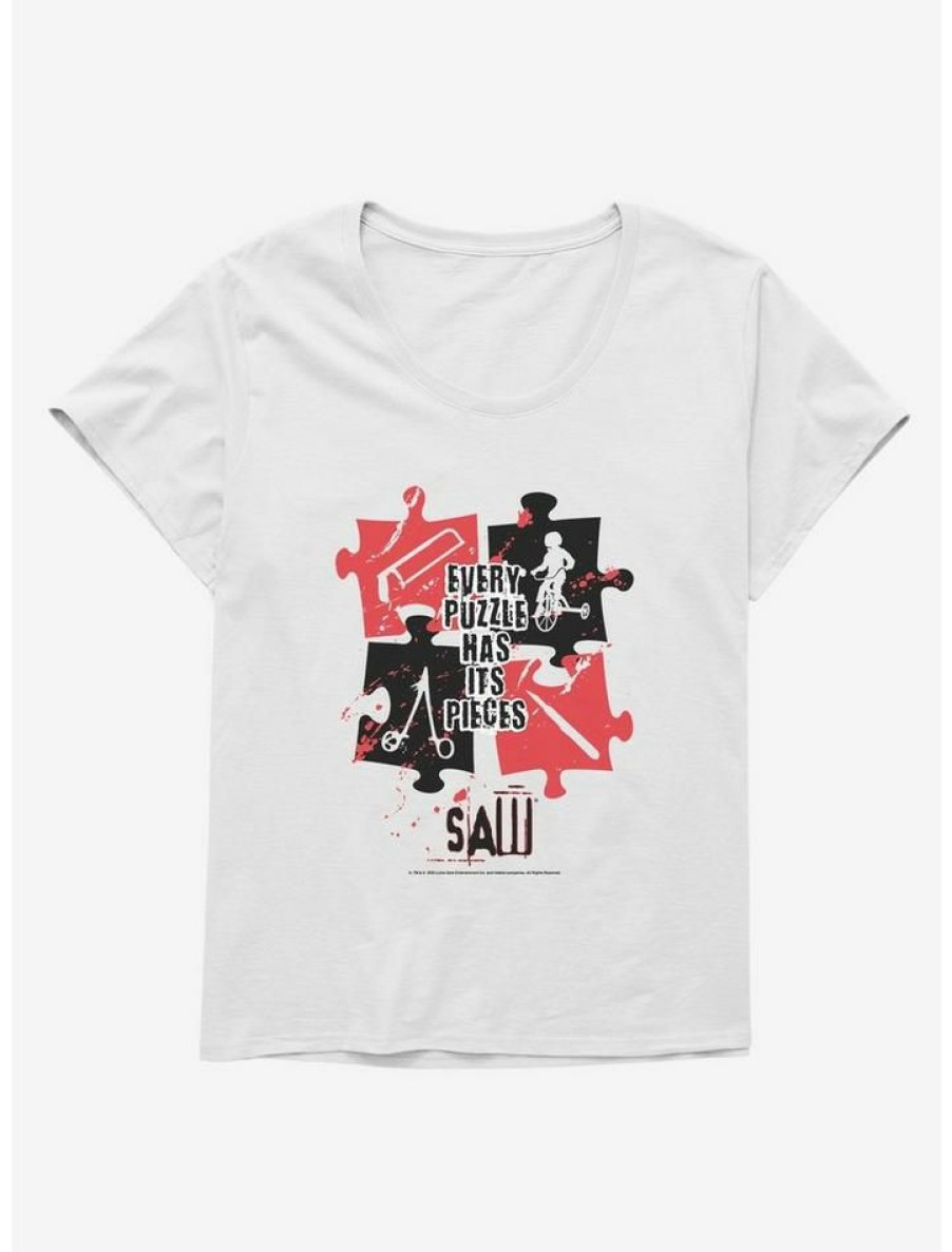 Tees * | Best Sale Saw Puzzle Pieces Girls T-Shirt Plus Size