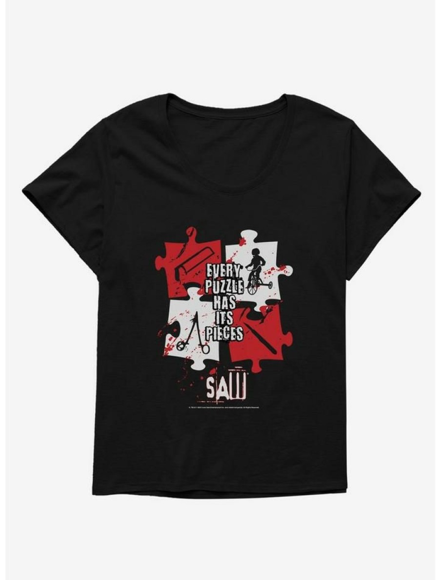 Tees * | Best Sale Saw Puzzle Pieces Girls T-Shirt Plus Size