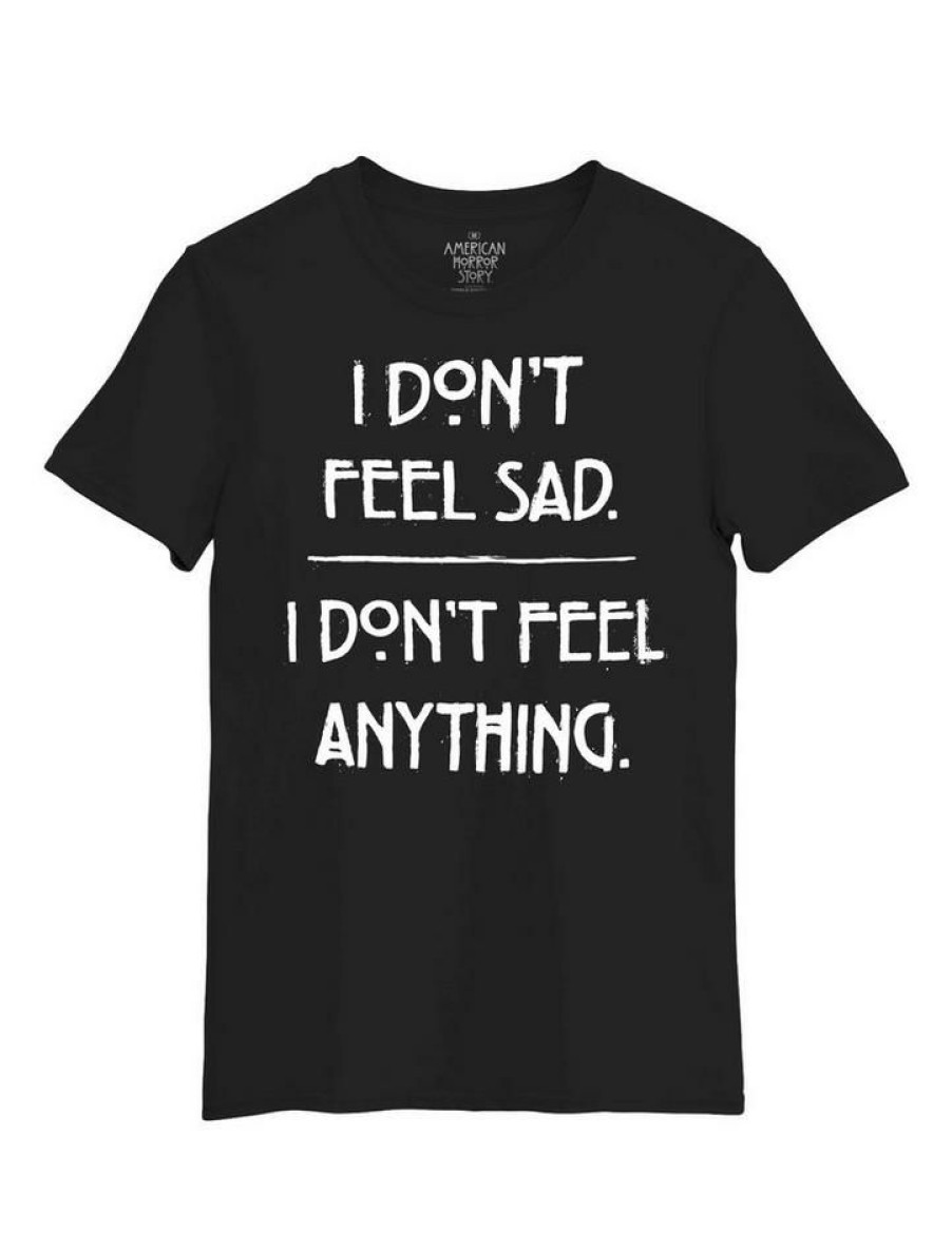 Guys * | Outlet American Horror Story I Don'T Feel Sad T-Shirt Black