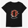 Tees * | New Jeepers Creepers Scarecrow Moon Girls T-Shirt Plus Size Black