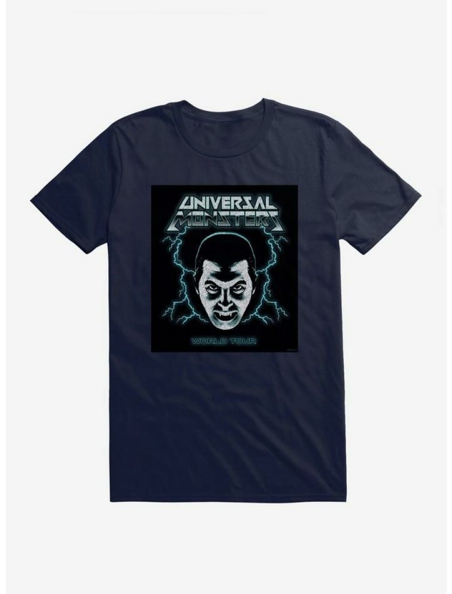 Guys * | Promo Universal Monsters Dracula Lightning World Tour T-Shirt