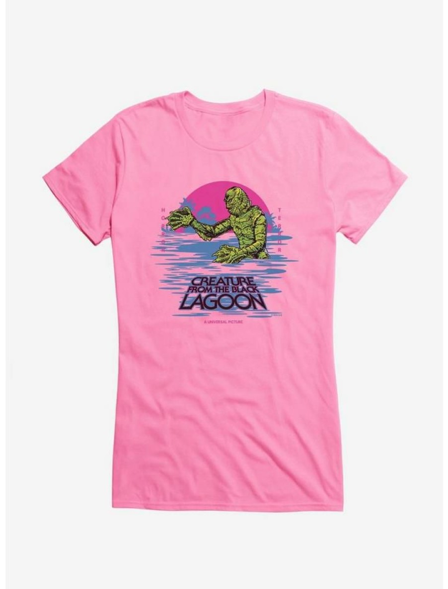 Tees * | Best Reviews Of Creature From The Lagoon Pastel Title Art Girls T-Shirt