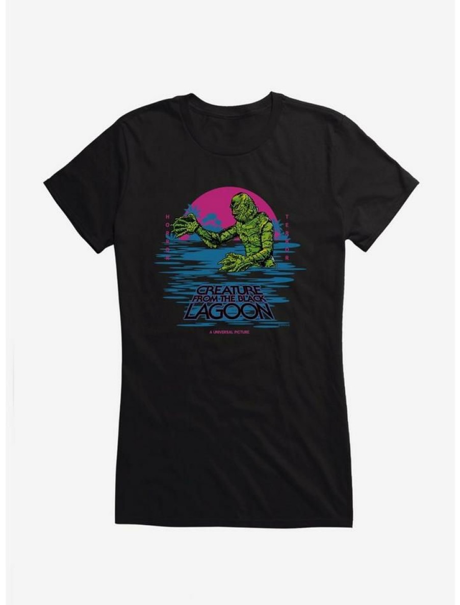 Tees * | Best Reviews Of Creature From The Lagoon Pastel Title Art Girls T-Shirt