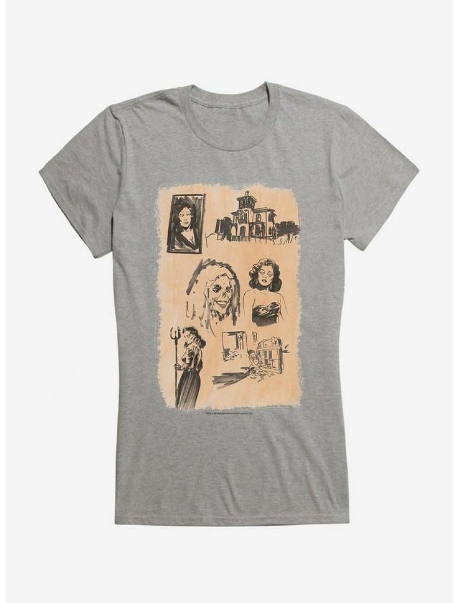 Tees * | Promo Chilling Adventures Of Sabrina Horror Sketches Girls T-Shirt