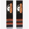 Girls * | Best Deal Halloween Michael Meyers Stripe Crew Socks