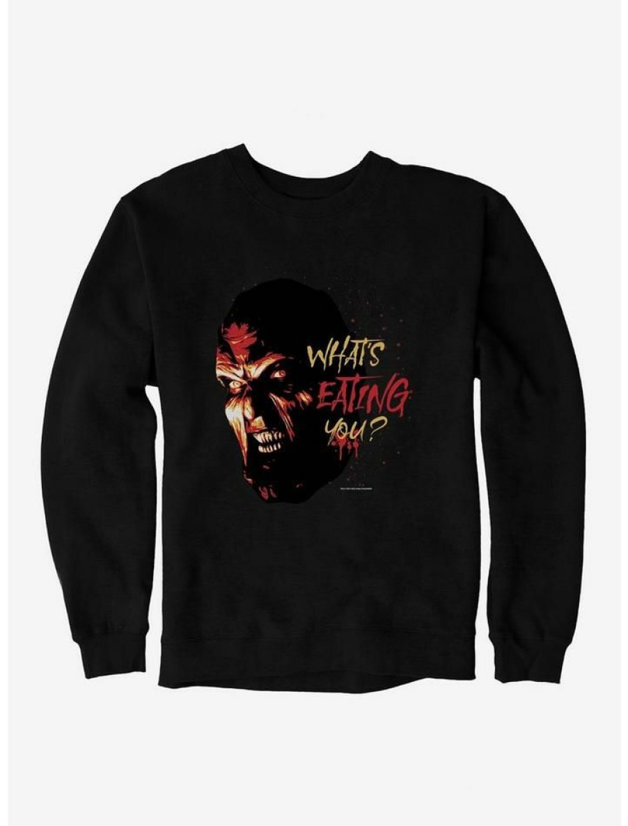 Guys * | Best Deal Jeepers Creepers What'S Eating You? Sweatshirt Black