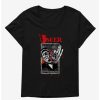 Tees * | Flash Sale Halloween Horror Nights Usher Girls T-Shirt Plus Size Black