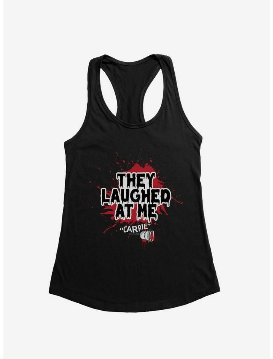 Girls * | Flash Sale Carrie 1976 Laughed At Me Girls Tank Black