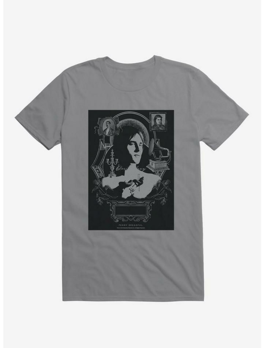 Guys * | Best Sale Penny Dreadful Dorian Gray Etching T-Shirt