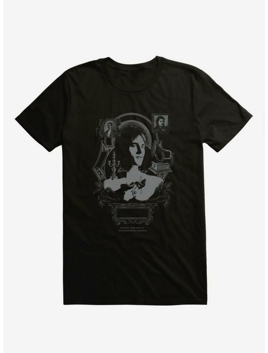 Guys * | Best Sale Penny Dreadful Dorian Gray Etching T-Shirt