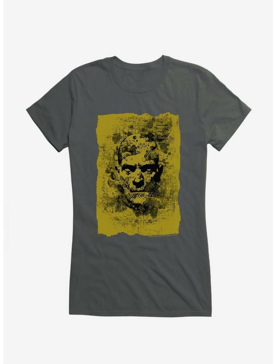 Tees * | Wholesale Universal Monsters The Mummy Hieroglyphics Portrait Girls T-Shirt