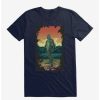 Guys * | Hot Sale Creature From The Lagoon Comic Art Sunset T-Shirt