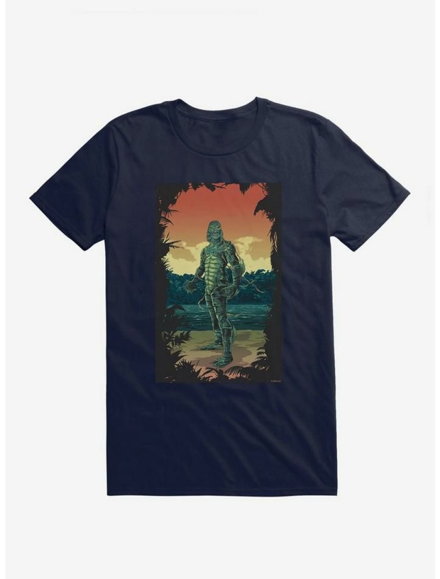 Guys * | Hot Sale Creature From The Lagoon Comic Art Sunset T-Shirt