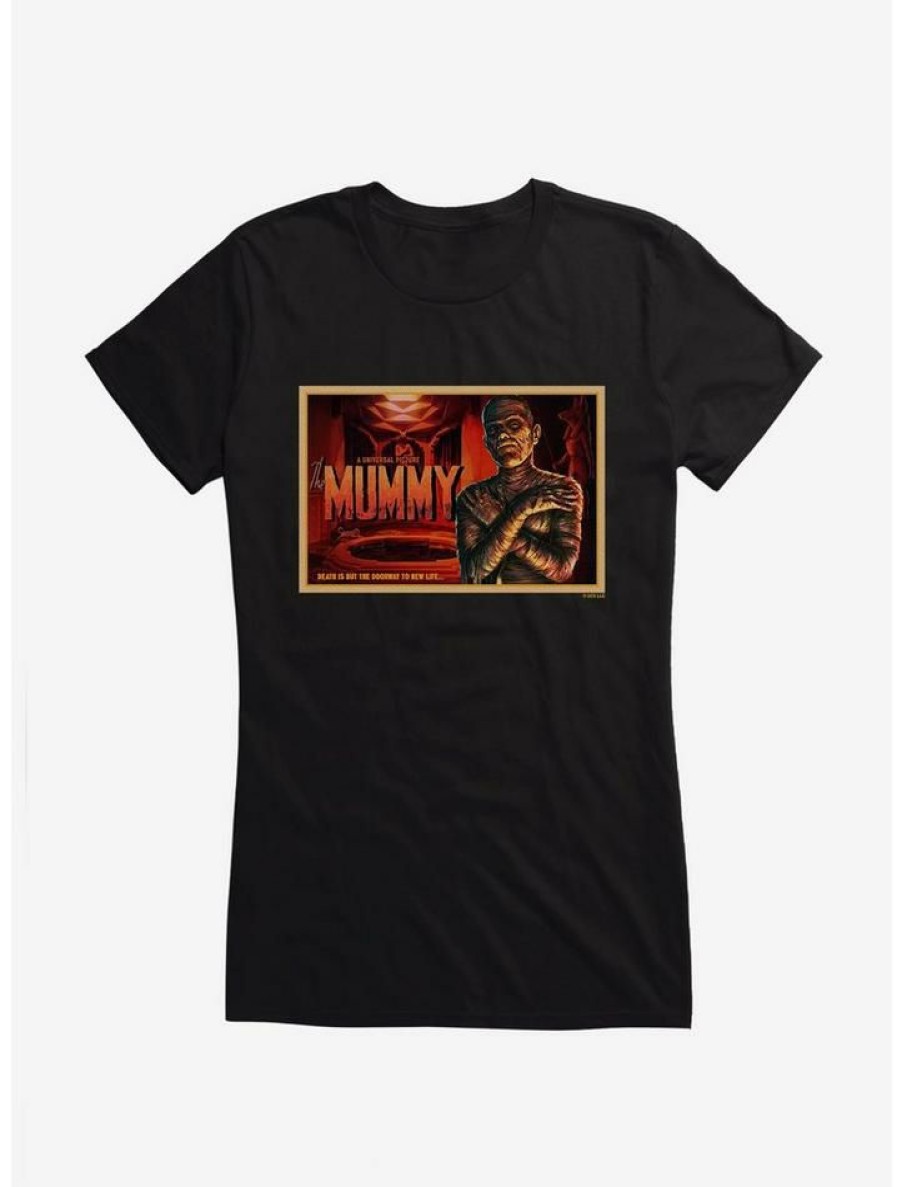 Tees * | Best Deal Universal Monsters The Mummy Doorway To New Life Girls T-Shirt