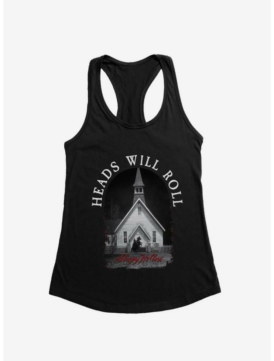 Girls * | Budget Sleepy Hollow The Headless Horseman Girls Tank Black