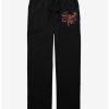 Guys * | Top 10 Jim Henson'S Fraggle Rock Dance Away Pajama Pants Black