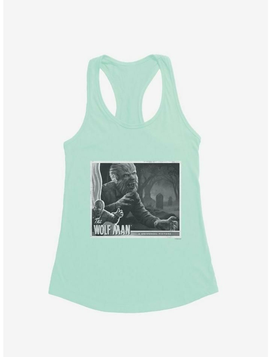 Girls * | Deals The Wolf Man And Movie Poster Girls Tank