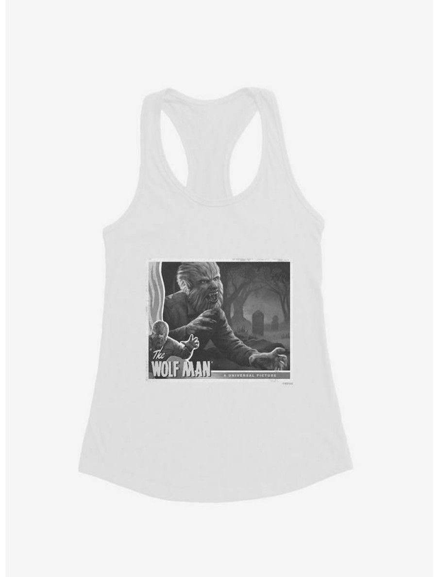 Girls * | Deals The Wolf Man And Movie Poster Girls Tank