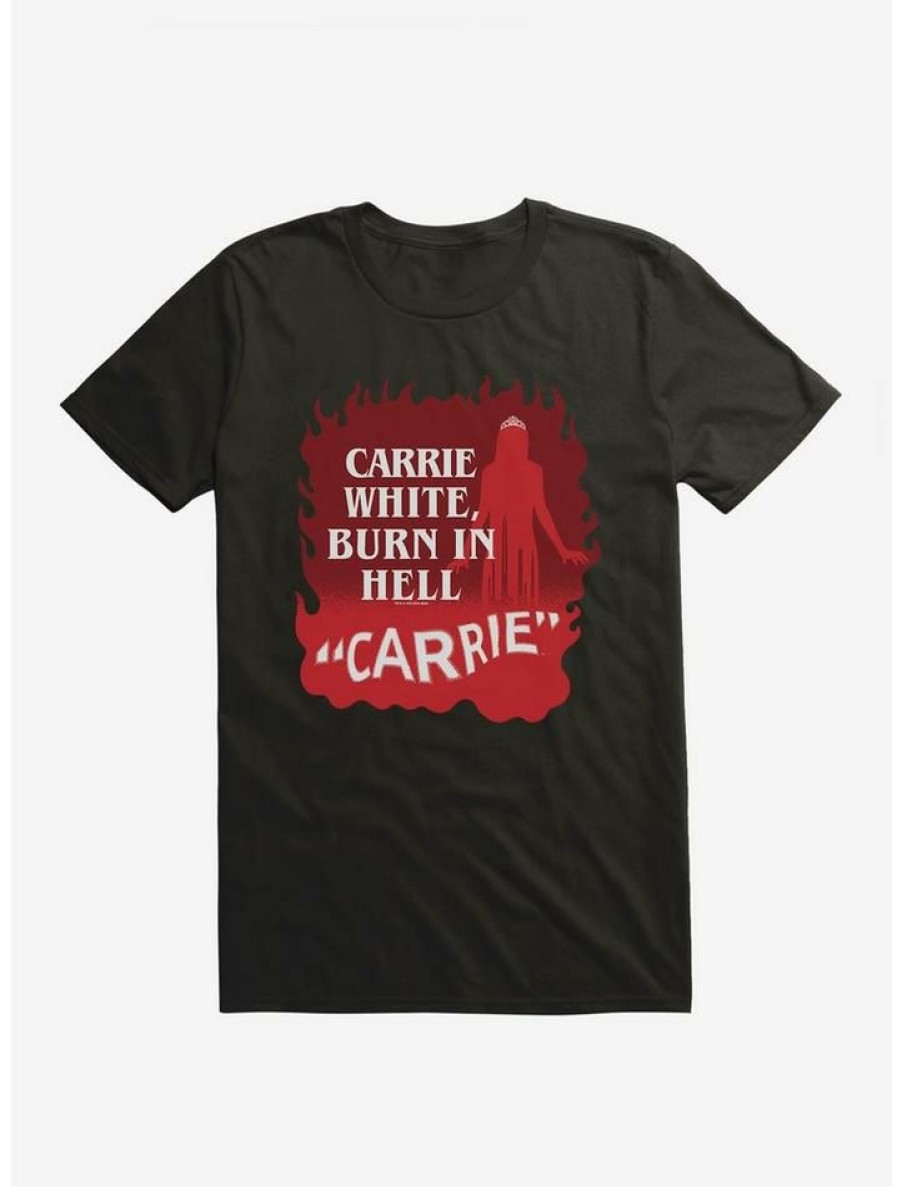 Guys * | Best Deal Carrie 1976 Burn In Hell T-Shirt Black