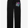 Guys * | Wholesale Jim Henson'S Fraggle Rock In The Clouds Pajama Pants Black