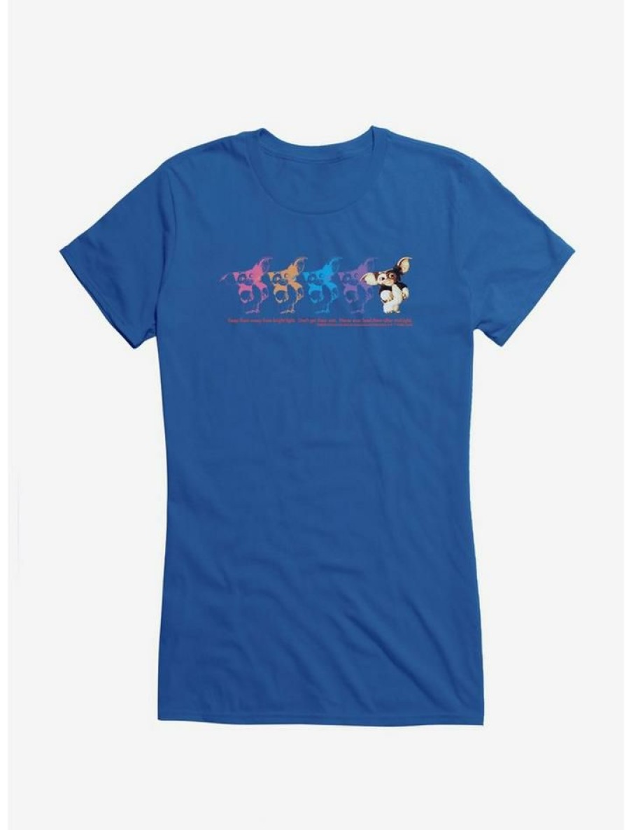 Tees * | Brand New Gremlins Stamped Gizmo Girls T-Shirt