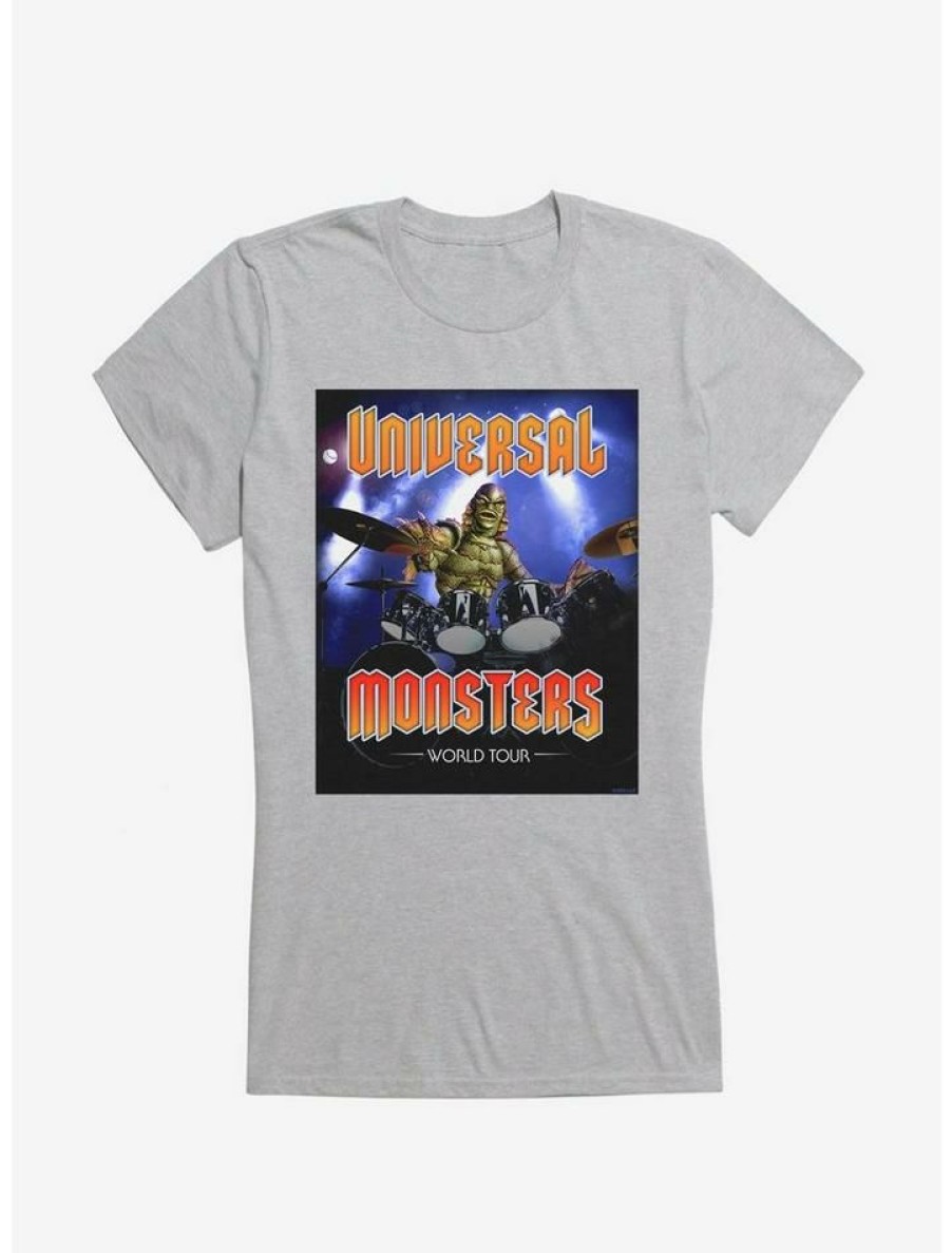 Tees * | Coupon Creature From The Lagoon Universal Monsters Band Girls T-Shirt