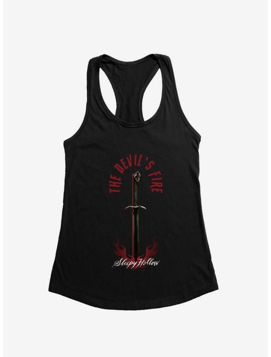 Girls * | New Sleepy Hollow The Devil'S Fire Girls Tank Black