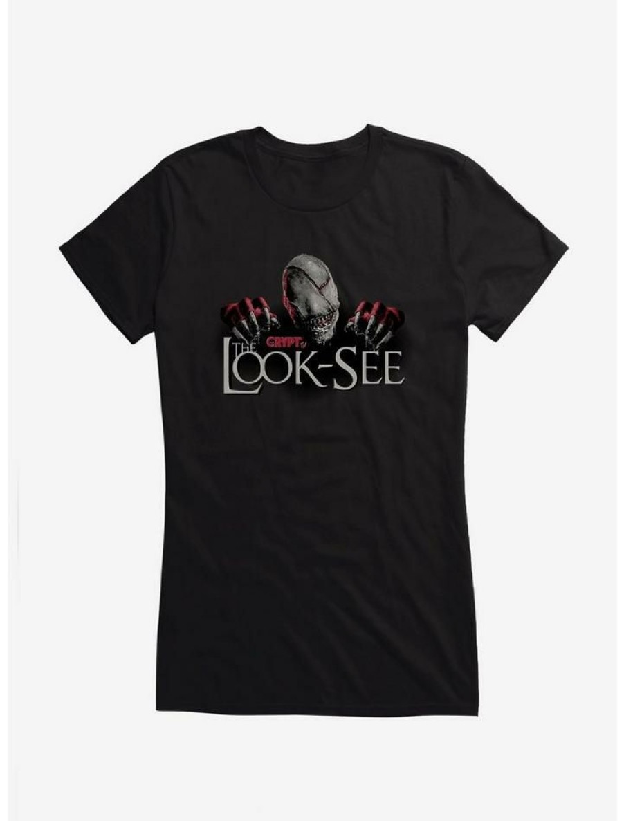 Tees * | Wholesale Crypt Tv The Look-See Scary Girls T-Shirt