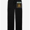 Guys * | Best Pirce Jim Henson'S Fraggle Rock Underground Pajama Pants Black