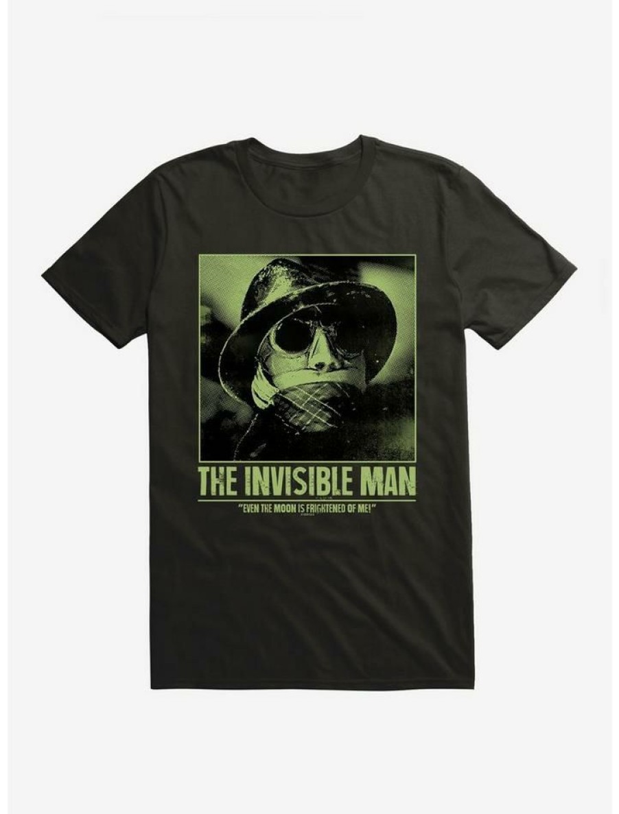 Guys * | Best Reviews Of Universal Monsters The Invisible Man Even The Moon Is Frightened T-Shirt