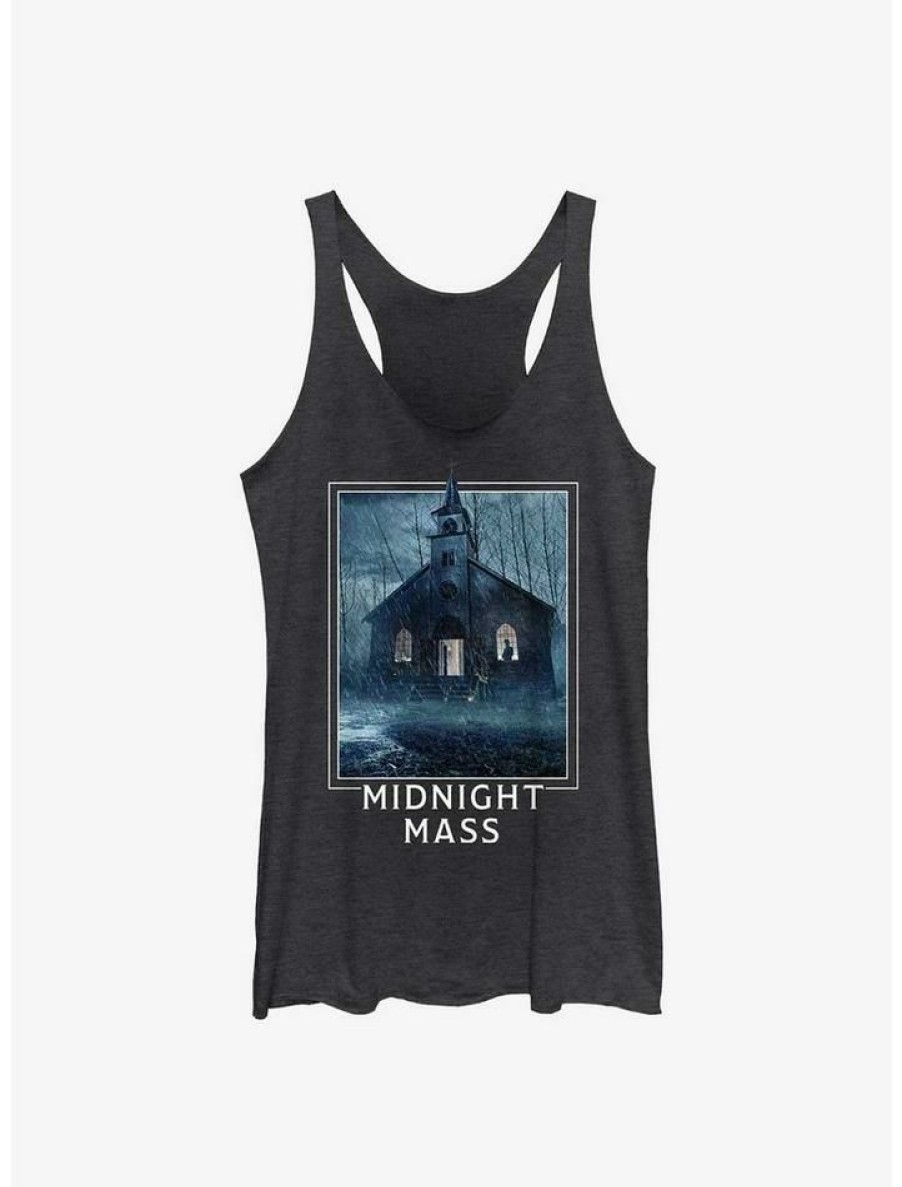 Girls * | Cheapest Midnight Mass St. Patrick'S Church Girls Tank Blk Htr