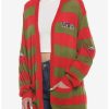 Girls * | Best Pirce A Nightmare On Elm Street Freddy Girls Cardigan Multi