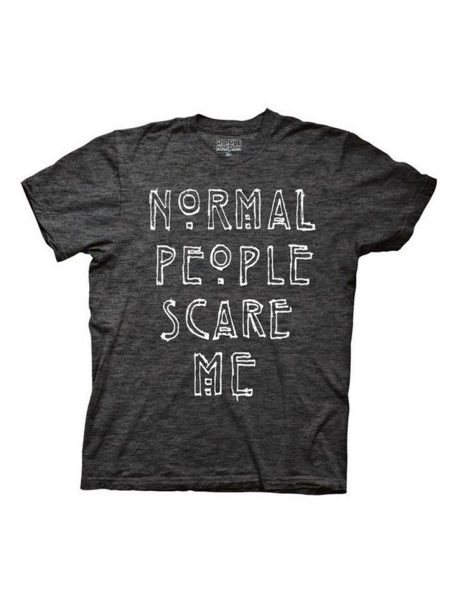 Guys * | Cheap American Horror Story Normal People Scare Me T-Shirt Black