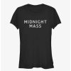 Tees * | Best Sale Midnight Mass Logo Girls T-Shirt Black