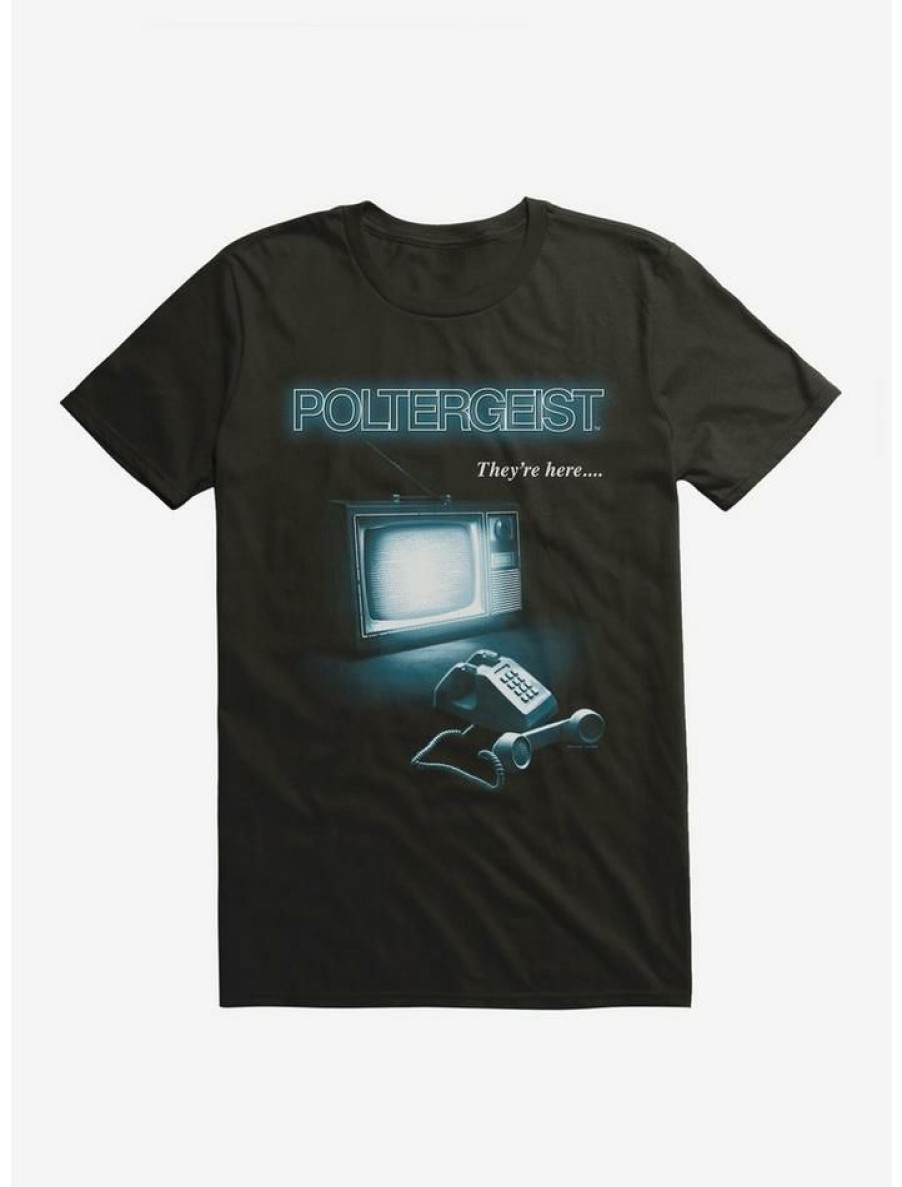 Guys * | Cheapest Poltergeist They'Re Here? T-Shirt Black