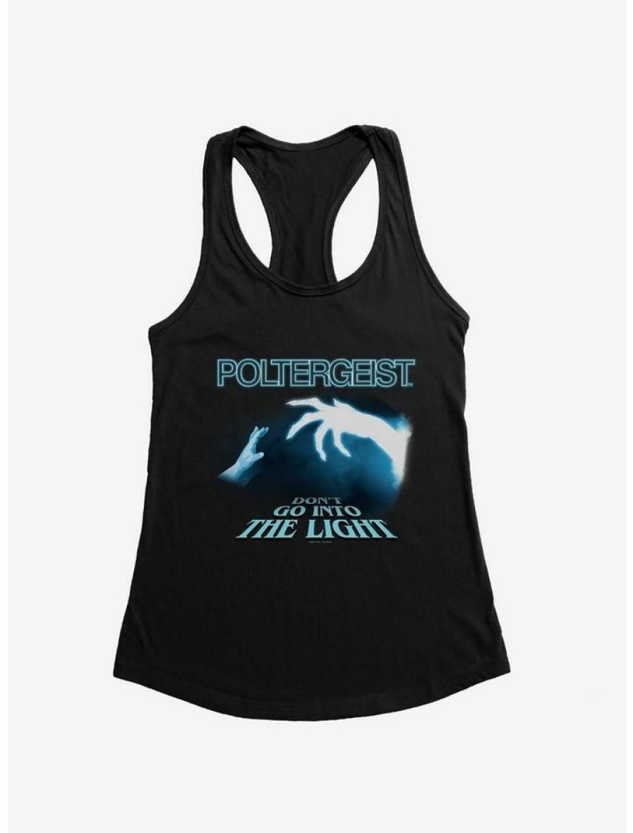 Girls * | Promo Poltergeist Don'T Go Into The Light Girls Tank Black