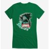 Tees * | Best Sale Jaws Deep Fear Girls T-Shirt