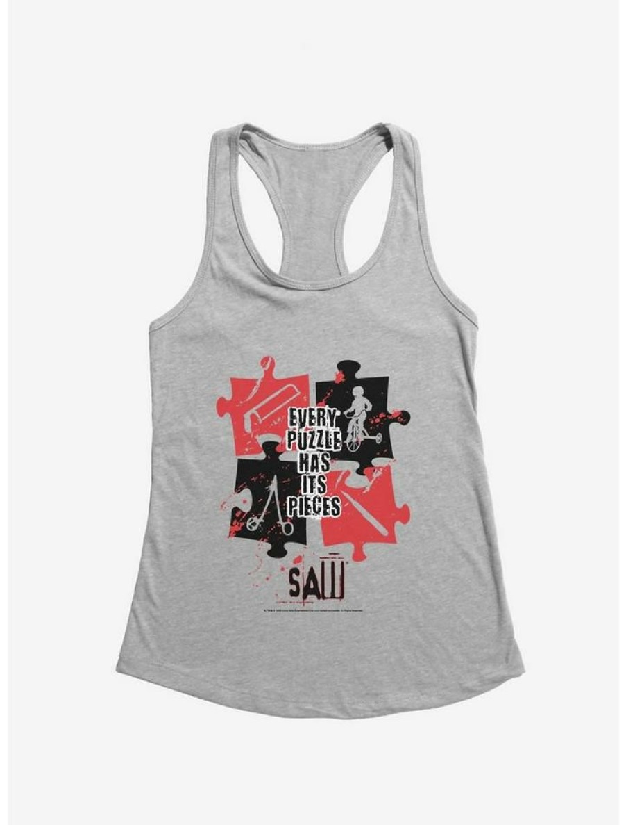 Girls * | Hot Sale Saw Puzzle Pieces Girls Tank